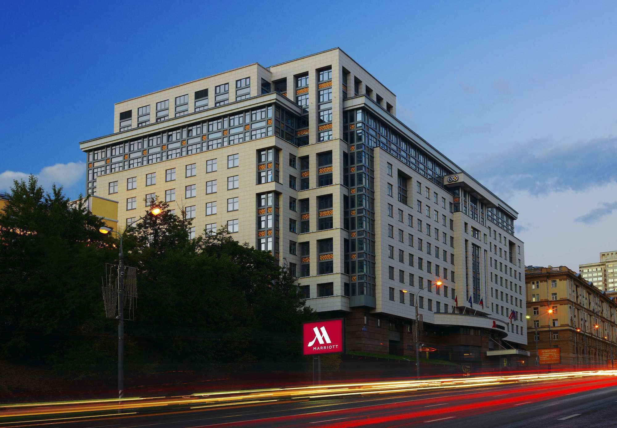 Marriott Moscow Hotel Novy Arbat Exterior foto